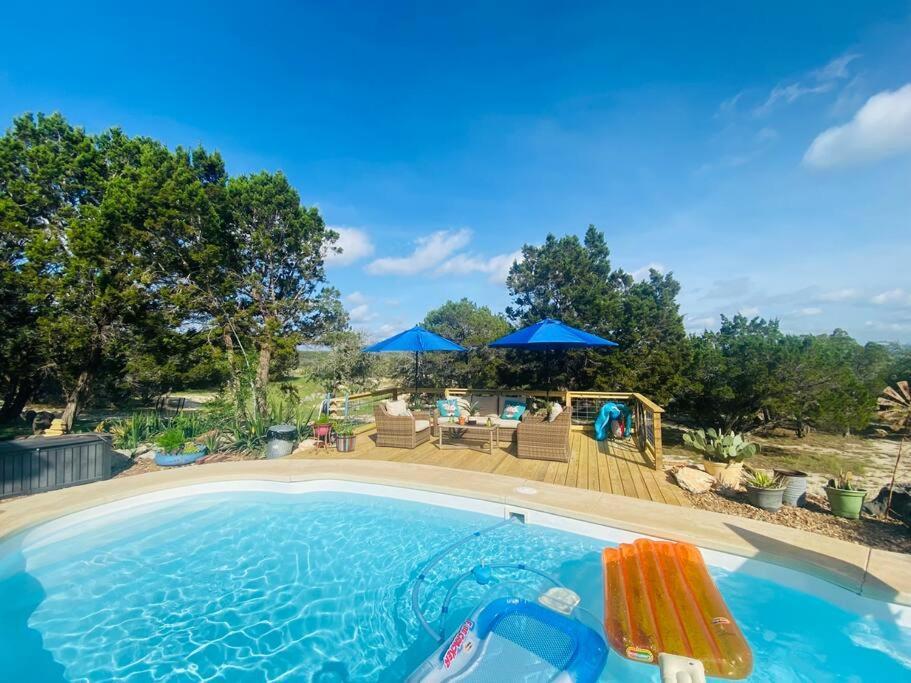 Cottage With Hot Tub And Pool Bandera, Tx. Exterior photo